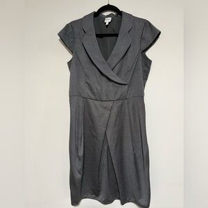 ARMANI Collezioni Cap Sleeve Wool/Silk Blend Business Office Dress Size 12